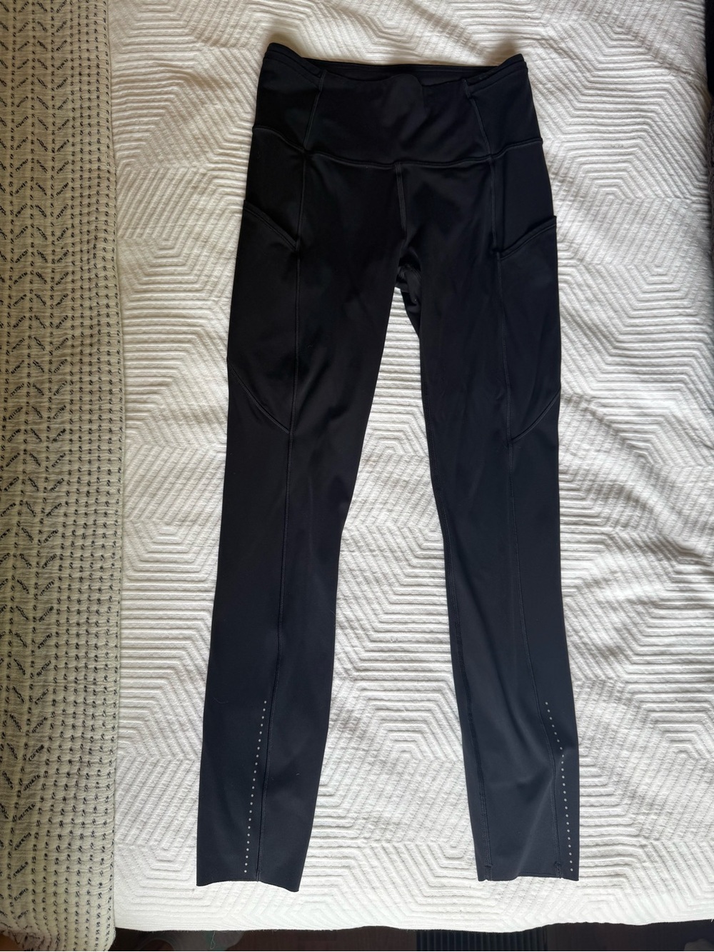 lululemon athletica Black High-Rise Leggings with Side Pockets